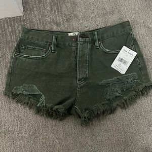 Free People Sage Jean Shorts
